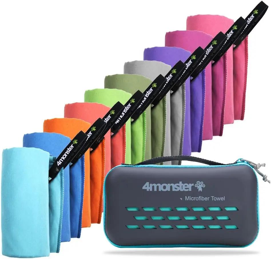Serviette de plage Super absorbante, serviette en microfibre à séchage rapide, serviette de gymnasti