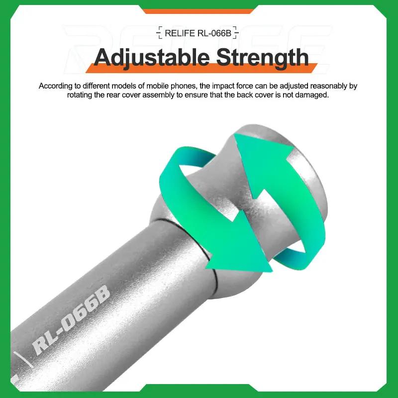 RELIFE – lentille de caméra arrière en verre RL-066B, stylo brise-diamant, force réglable pour la ré