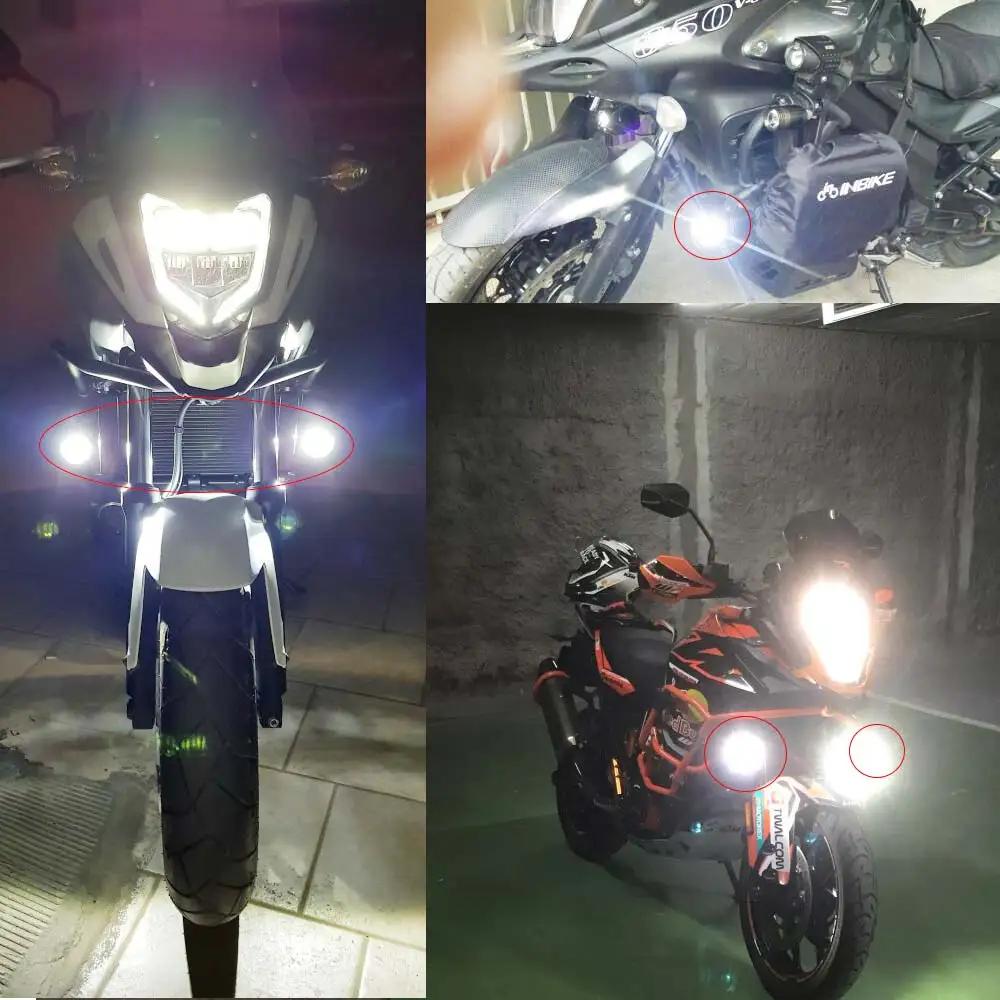 Feux antibrouillard LED pour motos E9 Mark, pour BMW R1250GS ADV F800GS R 1250 GS LC Yamaha MT07 MT0