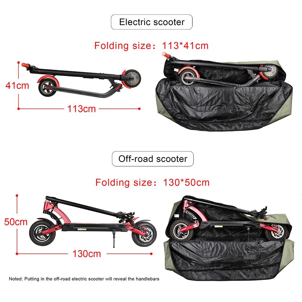 Sac de rangement pliable Rhinowalk pour scooter Xiaomi - Housse Oxford transportable