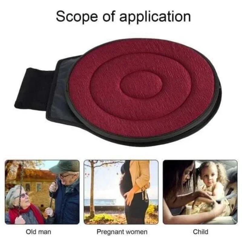 360 °   Coussin de siège rotatif, aide pour siège de voiture, coussin tournant, tapis en mousse à mé