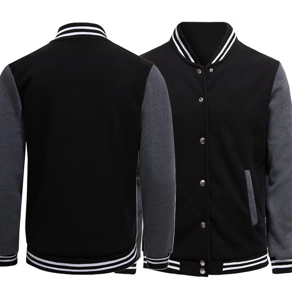 Veste ample surdimensionnée de couleur unie, noir, gris, blanc, vêtements pour hommes et femmes, uni