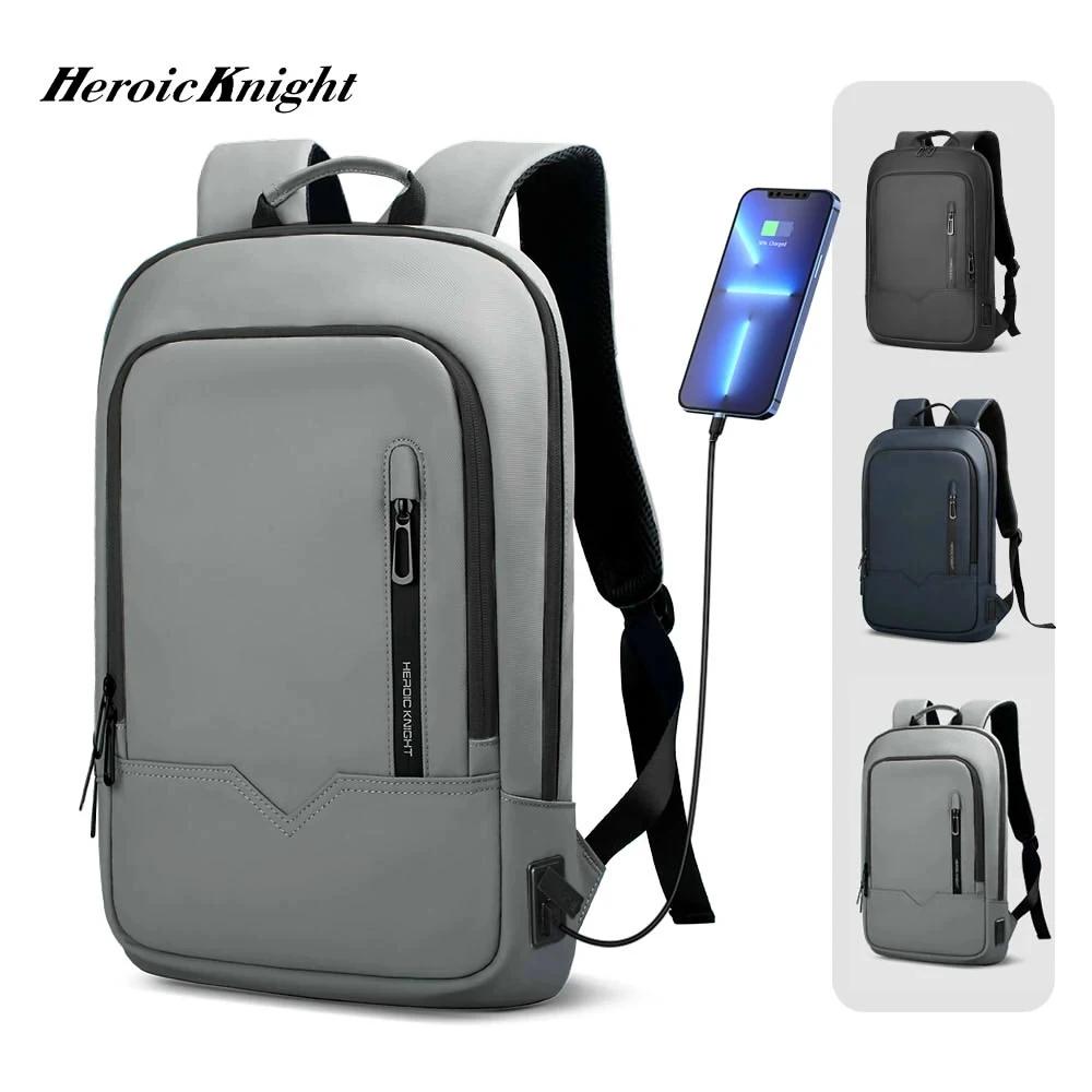 Sac à dos Heroic Knight pour ordinateur portable 14 "pour homme, sac d'affaires multifonctionnel, sa