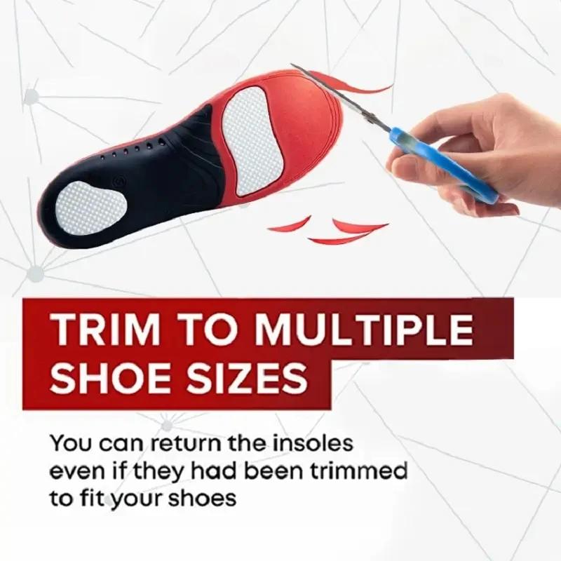 Semelles intérieures robustes de soutien de la voûte plantaire haute de 220 + lb pour hommes et femm