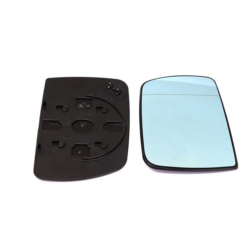 Rétroviseur d'angle en verre chauffant bleu côté gauche et droit pour BMW X5 E53 1999 2000 2001 2002
