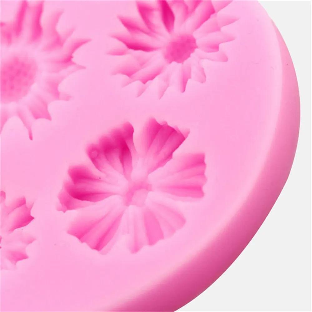 3D Fleur Silicone Moules Fondant Artisanat Gâteau Bonbons Chocolat Sugarcraft Glace Pâtisserie Outil