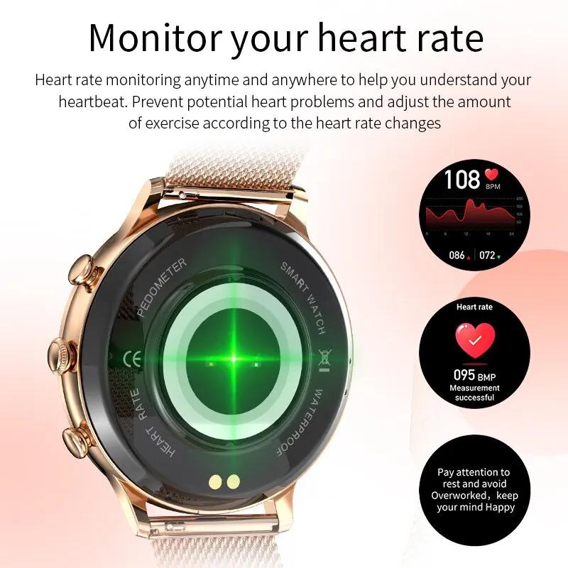 LIGE-Montre intelligente étanche pour homme et femme, appel Bluetooth, pression artérielle, cadran p