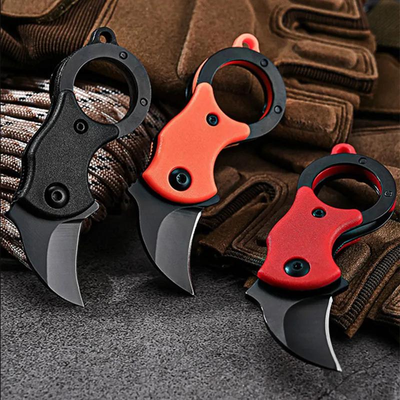 Couteau de poche extérieur Portable EDC clé couteau renard couteau patte couteau ouvre-boîtier coute