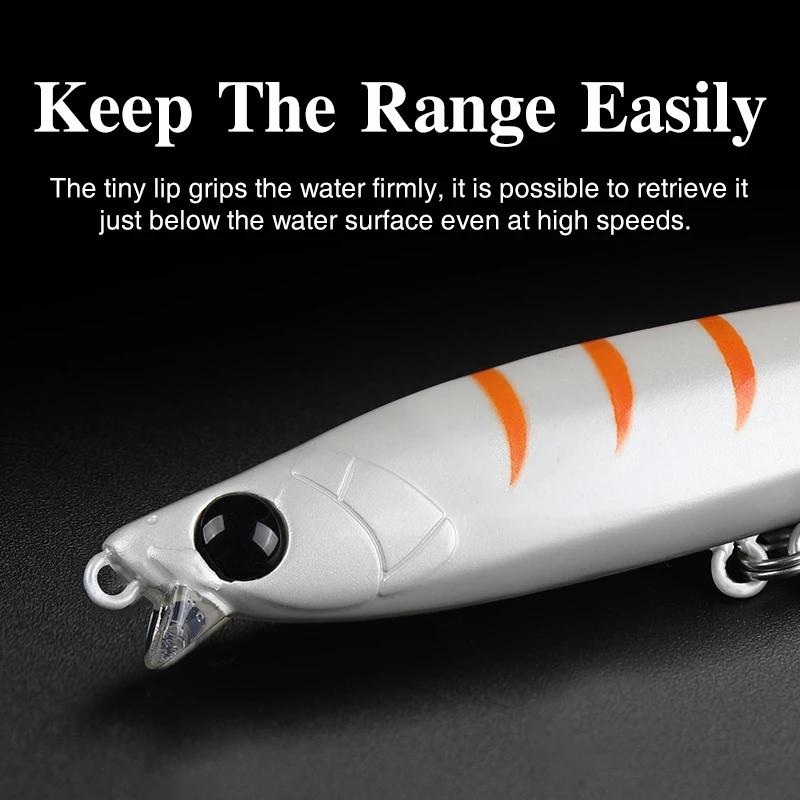 TSURINOYA 85S 105S leurre de pêche lourd à lèvres courtes crayon coulant AIRAZOR 85mm 20g 105mm 30g 