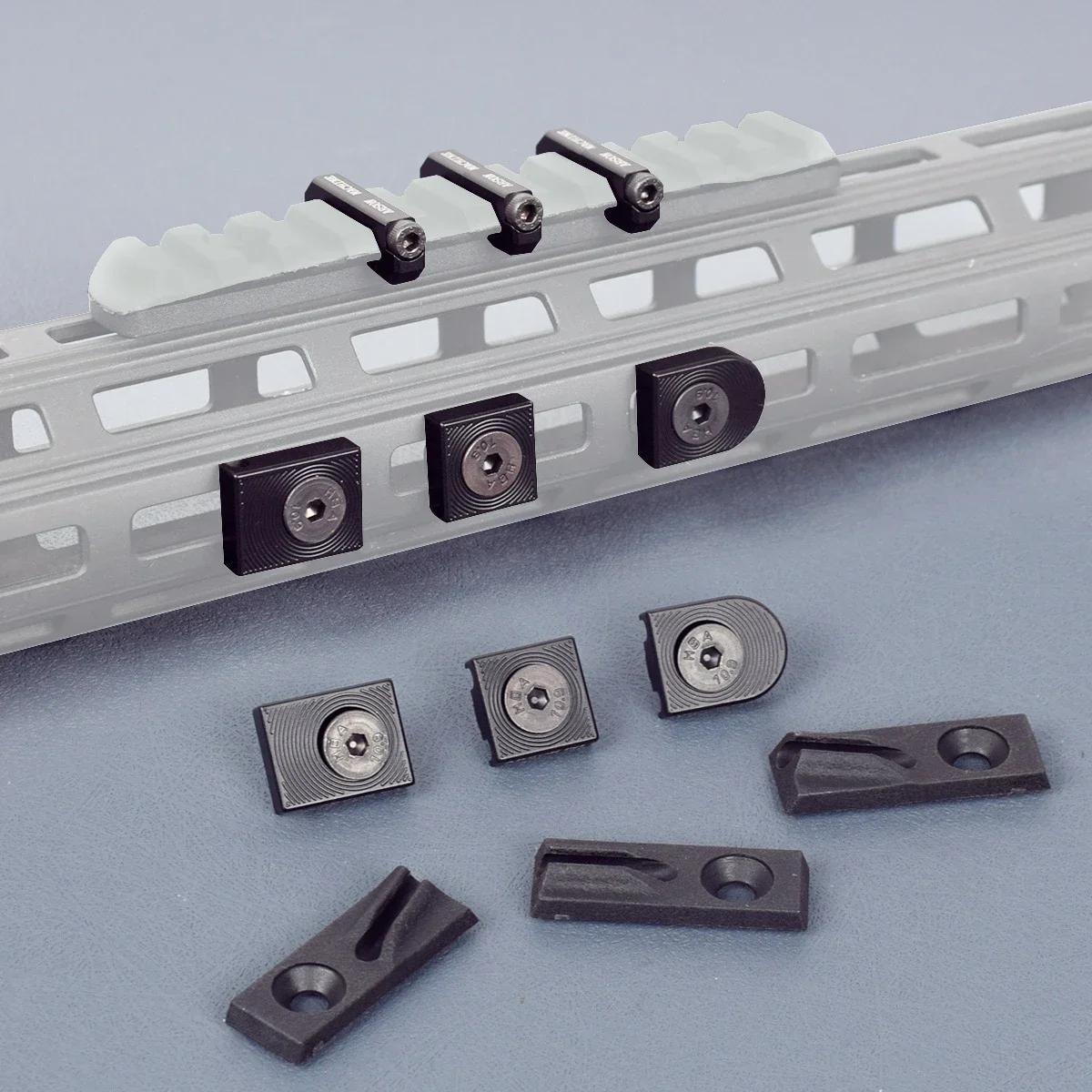 Nouveau système de guidage de fil de Clip de câble de commutateur de M-LOK en aluminium 3 pièces pou