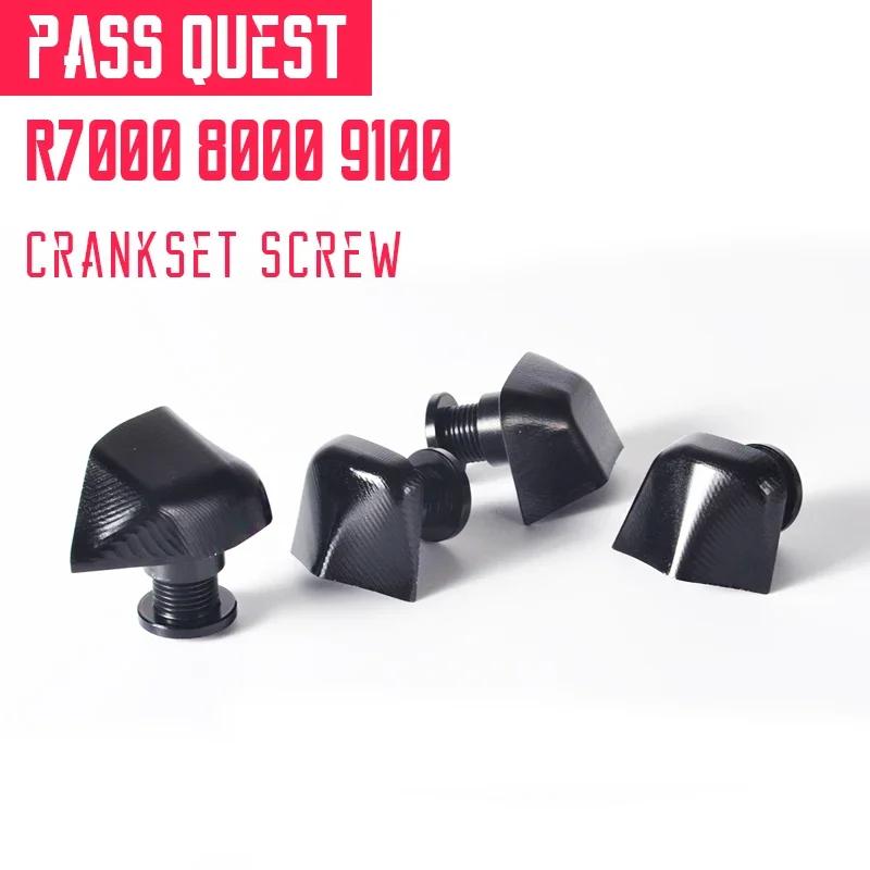 Pass Quest – boulons de plateau en alliage 7075, vis de pédalier, écrous pour UT R7000 R7100 R8000 R