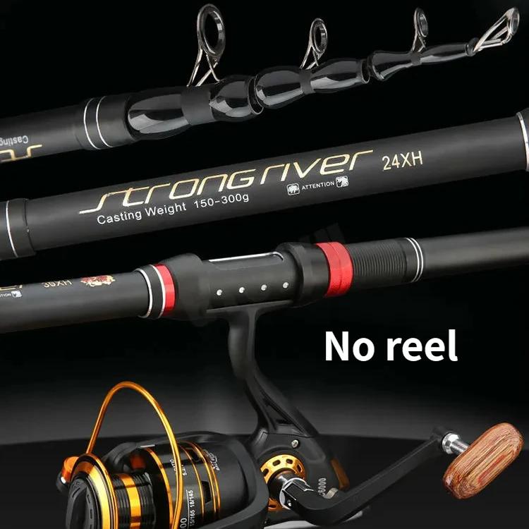 Canne à pêche télescopique Superhard, 1.8M-3.6M, ultralégère, longue portée, canne à lancer de haute