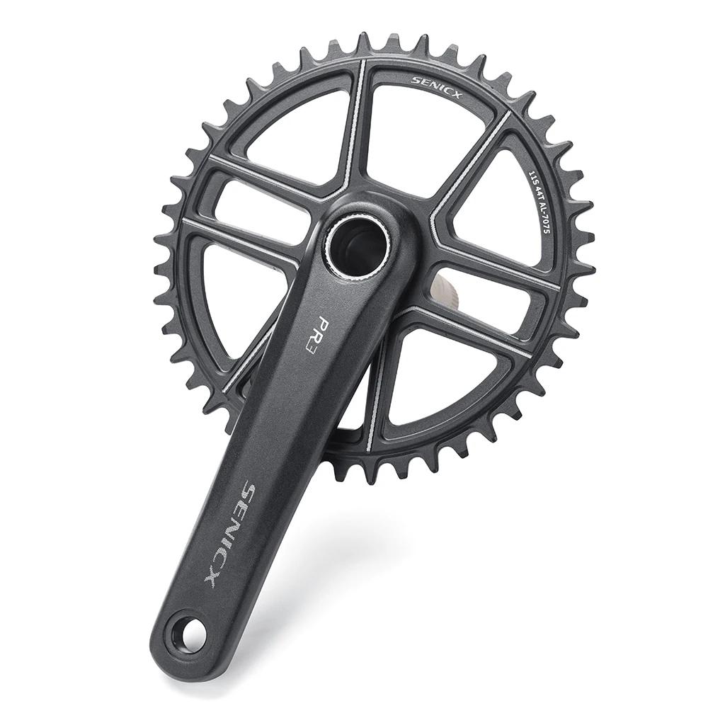 SENICX PR3 pédalier de vélo de gravier 40T/42T/44T plateau 165mm 170mm 175mm manivelle 10/11S vitess