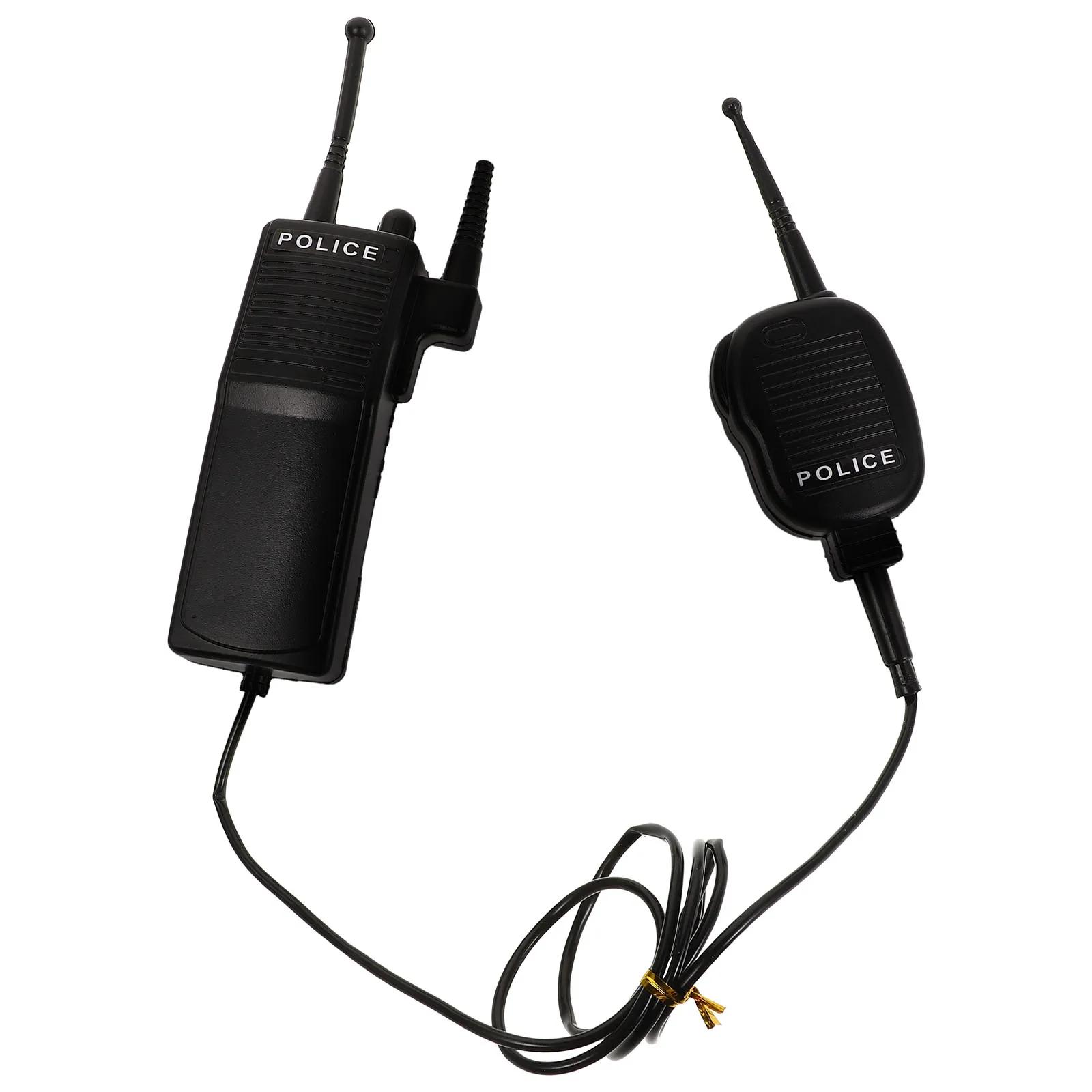 Fausse Radio de Police d'halloween, ensemble de talkie-walkie, accessoire de Cosplay américain, Radi