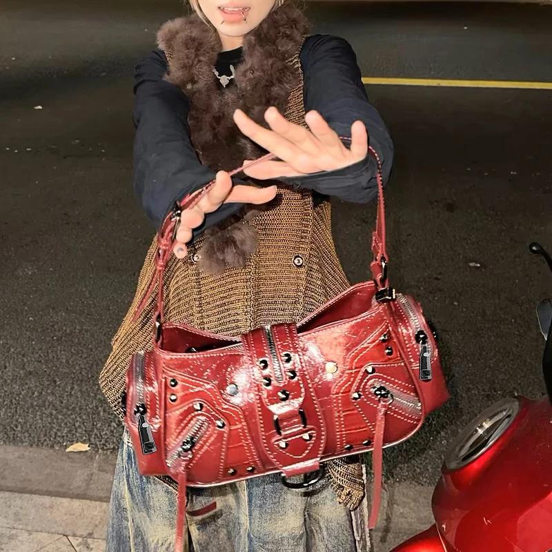 Sacs de moto et de motard pour femmes Sacs à main et sacs à main de créateurs de luxe 2025 Nouveau e