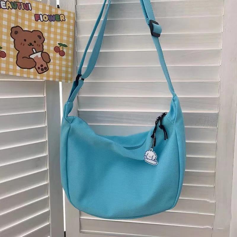 Nouveau femmes sac à bandoulière mode polyvalent Simple sac à bandoulière femme gaufre boulette sac 