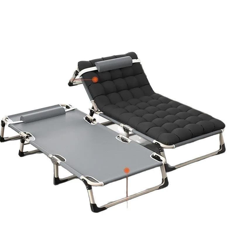 Lit pliant lit simple maison lit de sieste simple bureau lit de sieste en plein air chaise inclinabl