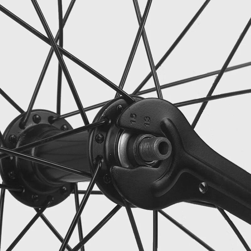 Clé conique de moyeu de vélo, tête Portable, clé d'essieu à extrémité ouverte, outil de réparation d