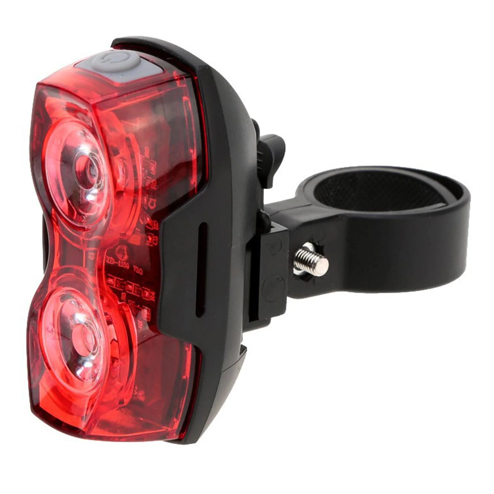 Feu arrière de vélo, piles AAA, haute visibilité, feu rouge, horizontal ou Vertical, accessoires pou