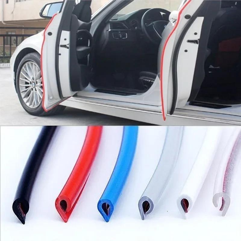 Bandes de protection en caoutchouc pour porte de voiture, 5 m/paquet, moulures de portes latérales, 