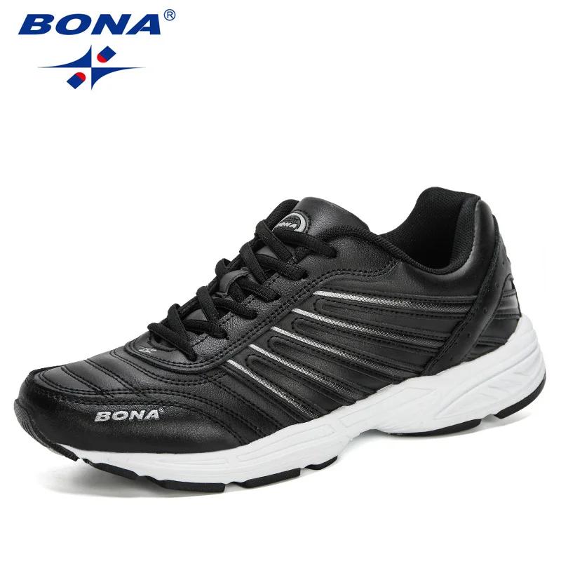 BONA 2023 Nouveaux créateurs homme Chaussures d'athlétisme confortables Chaussures de sport de plein