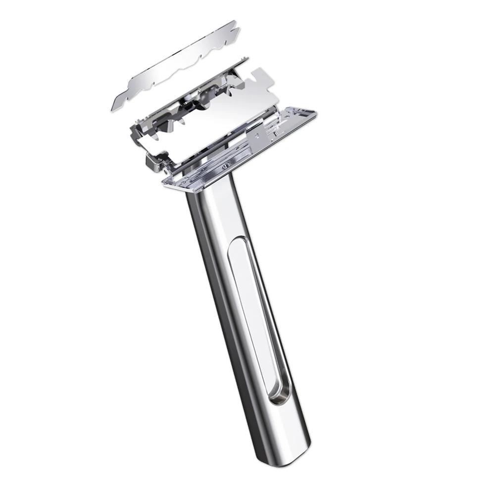 JOKMAE 20T 3.0 Glide Pro Advanced 2 demi-lame rasoir en acier inoxydable écologique sécurité rasage 