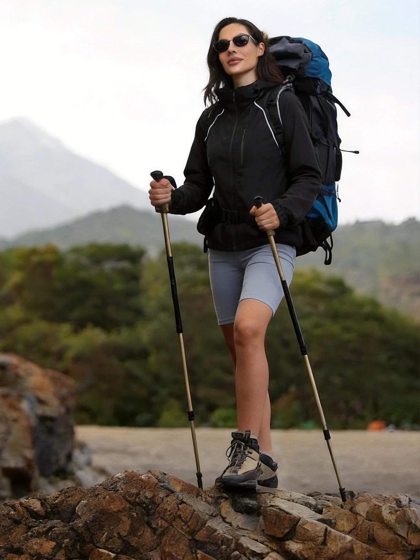 Veste à capuche imperméable et coupe-vent pour femmes, veste de sport respirante à manches longues, 