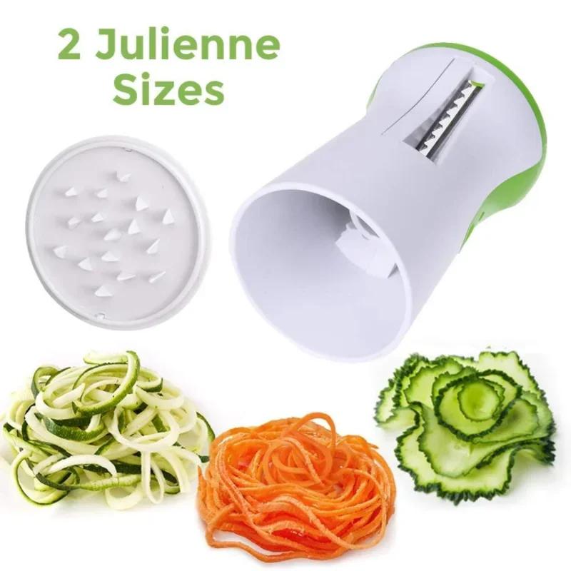 Nouveau Broyeur de légumes en spirale, machine à spaghetti, entonnoir en spirale, râpe à légumes