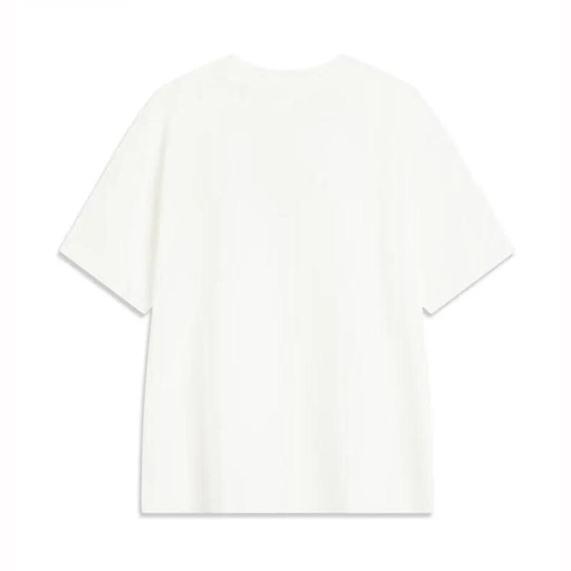 Li-Ning T-shirt de style sportif pour hommes AT DRY FREEZE Coupe régulière 75% coton 25% polyester L