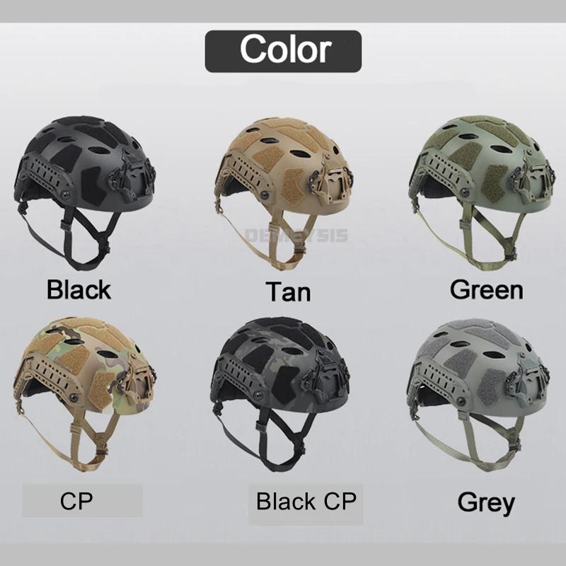 Casque tactique rapide pour airsoft, jeux CS, sports de plein air, chasse, tir, paintball, équipemen