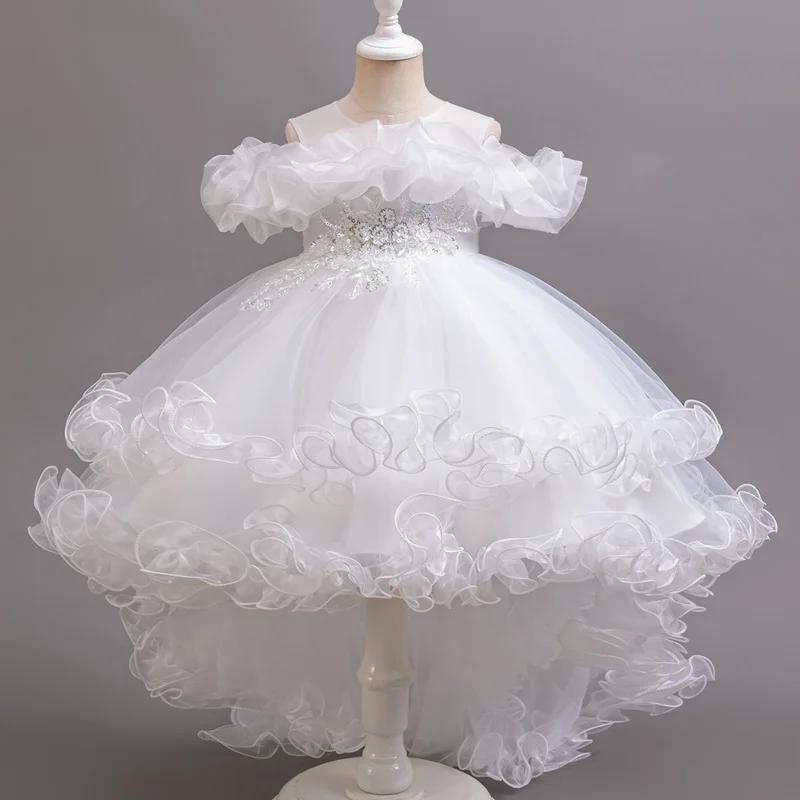 Robe de Princesse à Paillettes pour Fille, Tenue de Mariage, de Noël, de ixd'Anniversaire, Douce et 