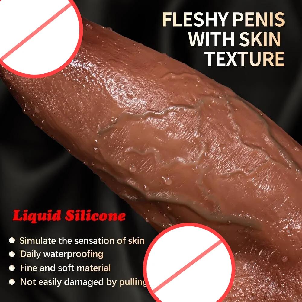 Gode réaliste pour femme, énorme pénis réaliste avec ventouse de bain pour jouer mains libres, jouet