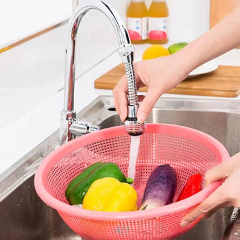 Robinet de cuisine en acier inoxydable, économie d'eau, buse haute pression, adaptateur de robinet, 
