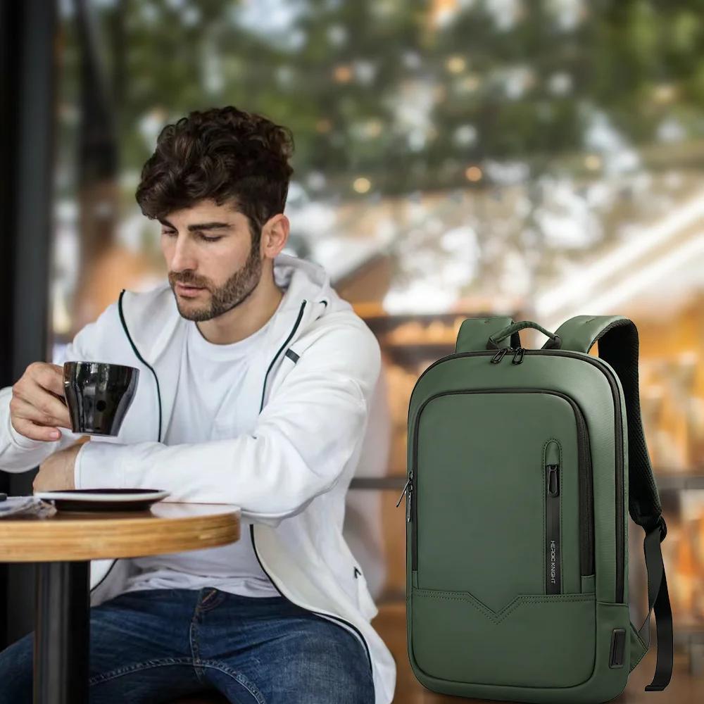 Sac à dos Heroic Knight pour hommes, sac à dos d'affaires mince pour tablette, sac à dos de voyage l