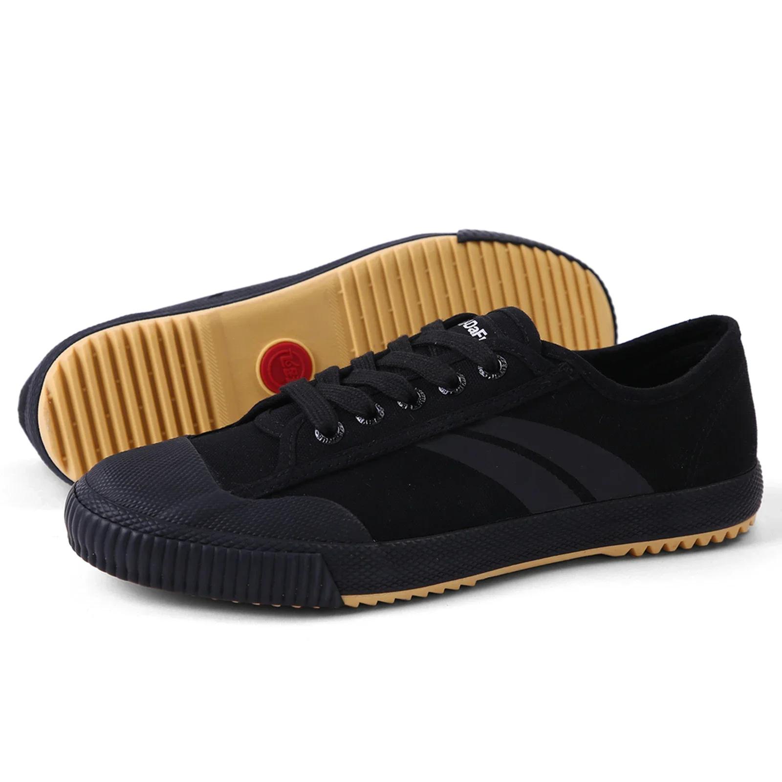 Chaussures Destroy Fu pour arts martiaux, baskets classiques, toutes noires, améliorées