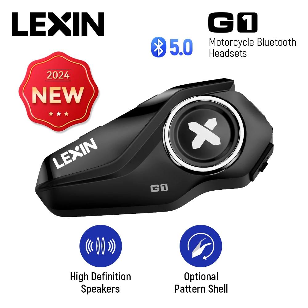 Lexin G1 casques de qualité sonore bluetooth pour moto pour casque, casque Bluetooth, haut-parleurs 