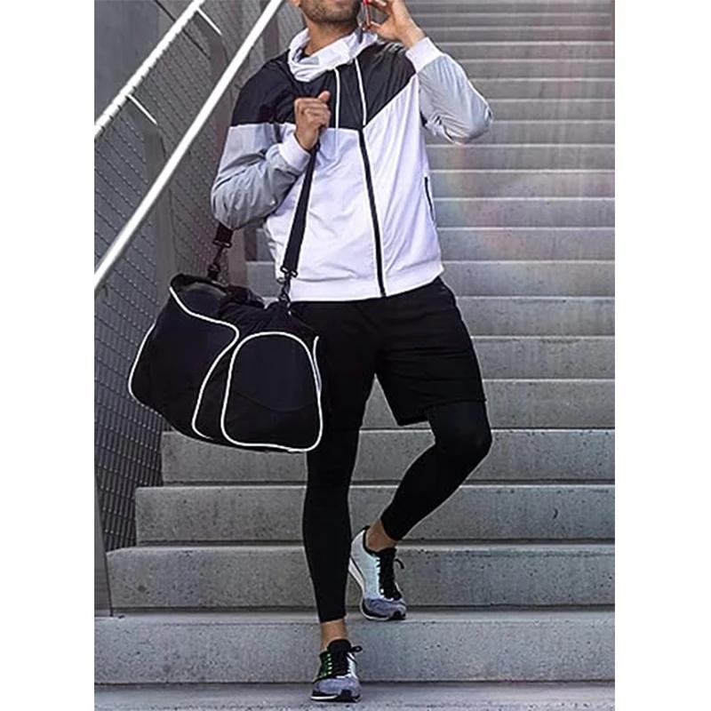 Pantalons de Sport pour hommes 2 en 1, survêtements d'athlétisme, vêtements d'entraînement, de Joggi