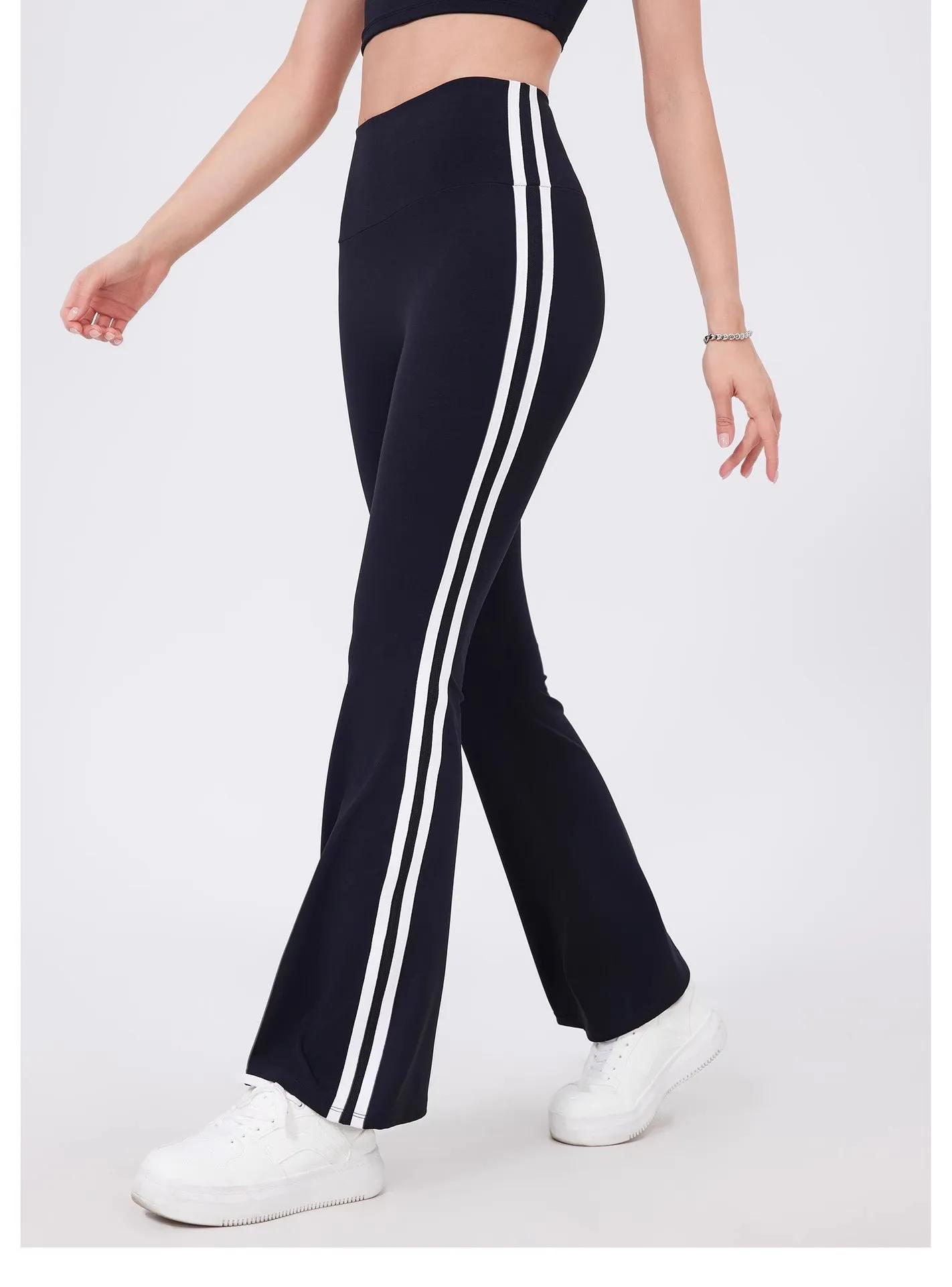 Pantalons de yoga taille haute pour femmes Leggings de sport évasés Leggings évasés d'entraînement t