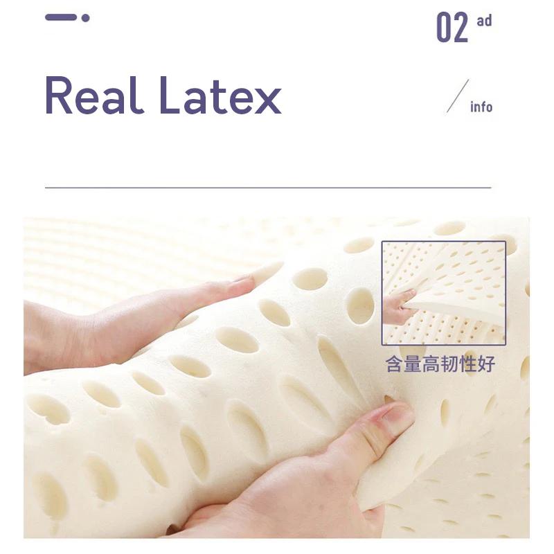 Matelas en latex 100% naturel importé de Thaïlande, caoutchouc pur, lit de 1.8m, 2.0m d'épaisseur, c