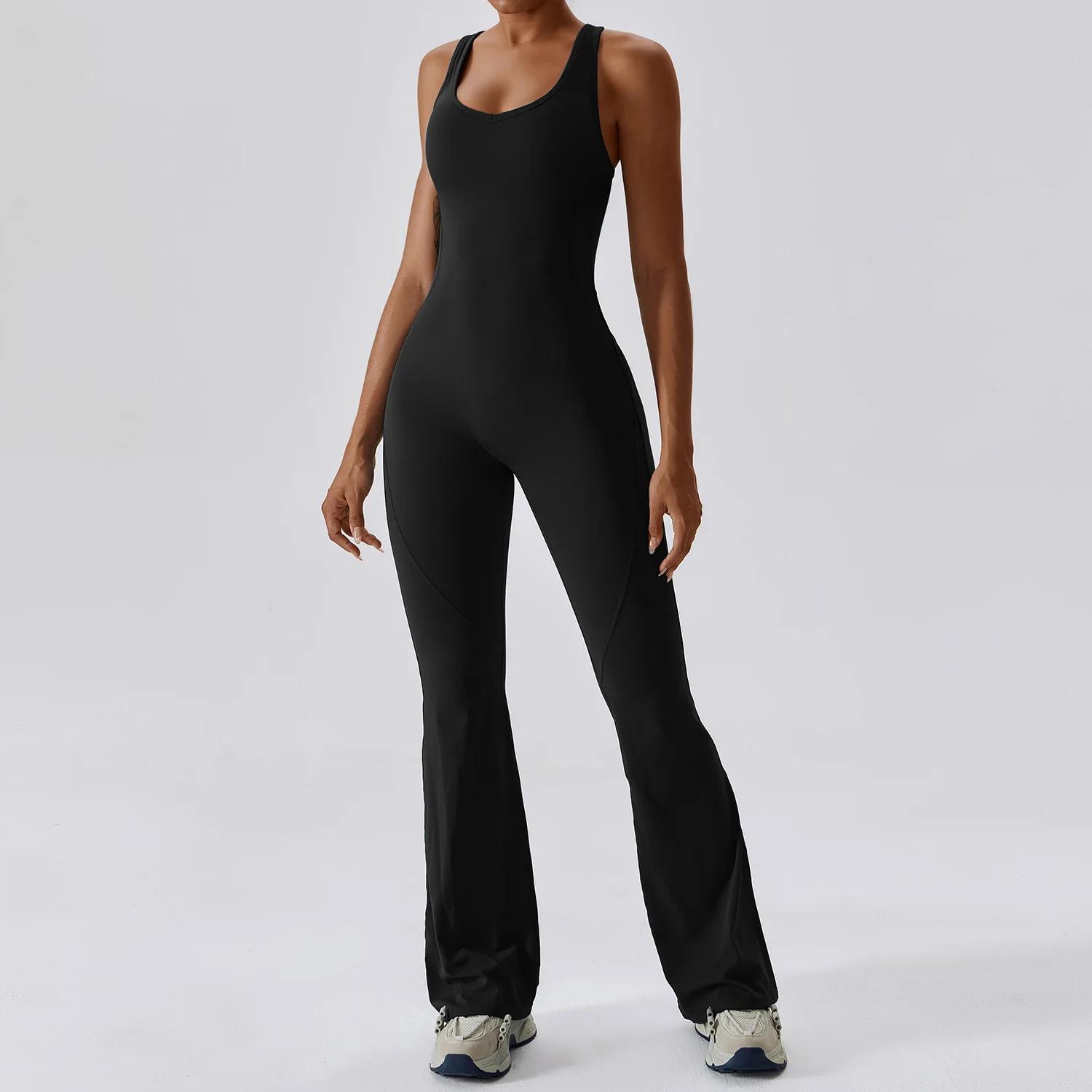 Femmes formation Yoga costume vêtements de sport ensemble de gymnastique femmes 1 pièces combinaison