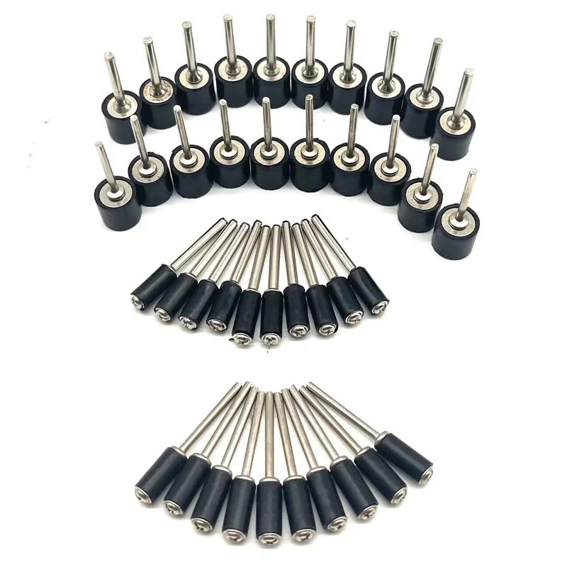 Mandrin en caoutchouc pour tambour, accessoires Dremel, tige à tige de 2.35mm 3.175mm pour ponceuse,
