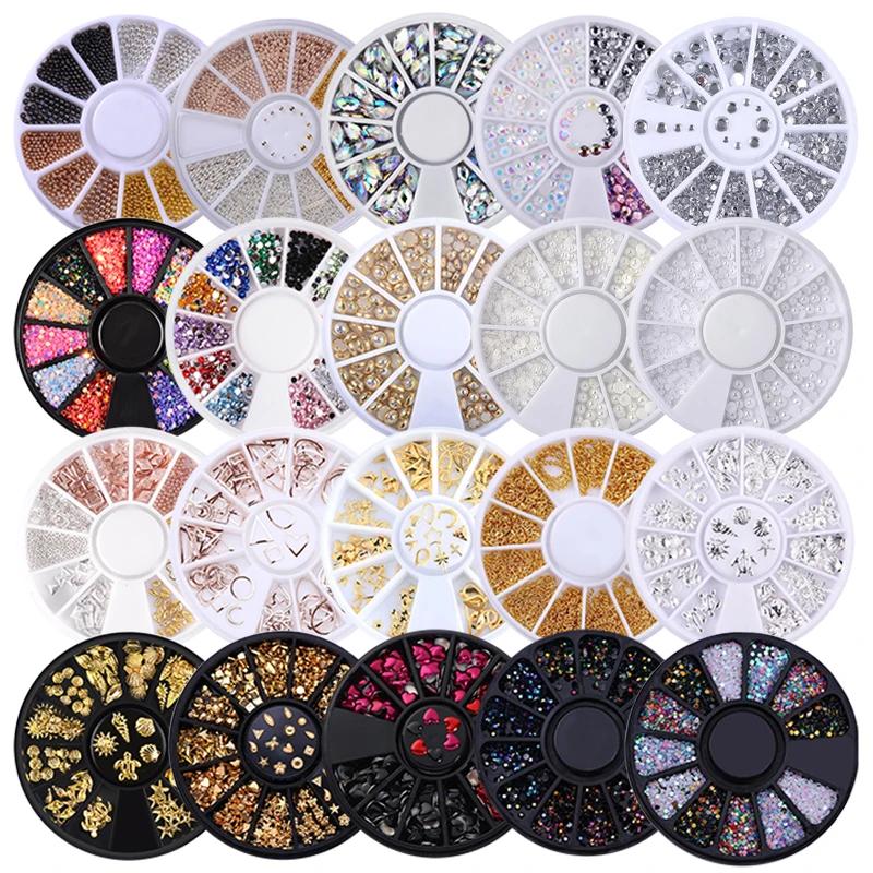 nail art strass ongle decoration Pièces de décoration pour ongles strass, cristal bijoux perles acce