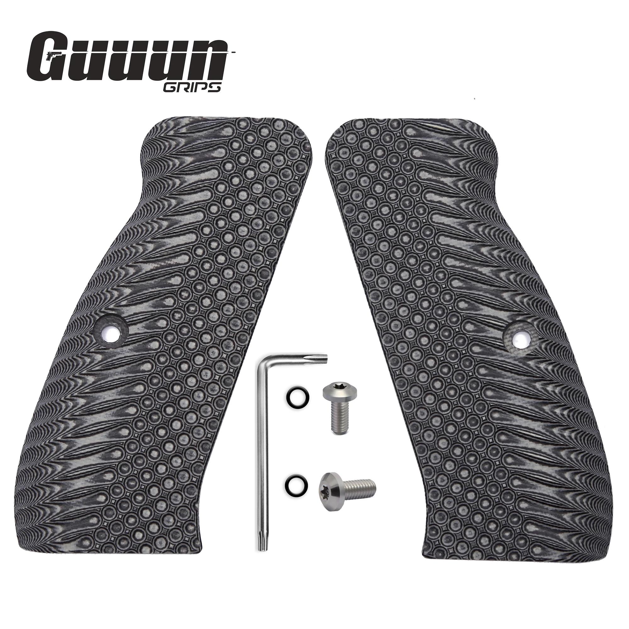 Guuun G10 CZ 75 Poignées pour SP-01 CZ pleine grandeur OPS DulBergamo 8 options de documents