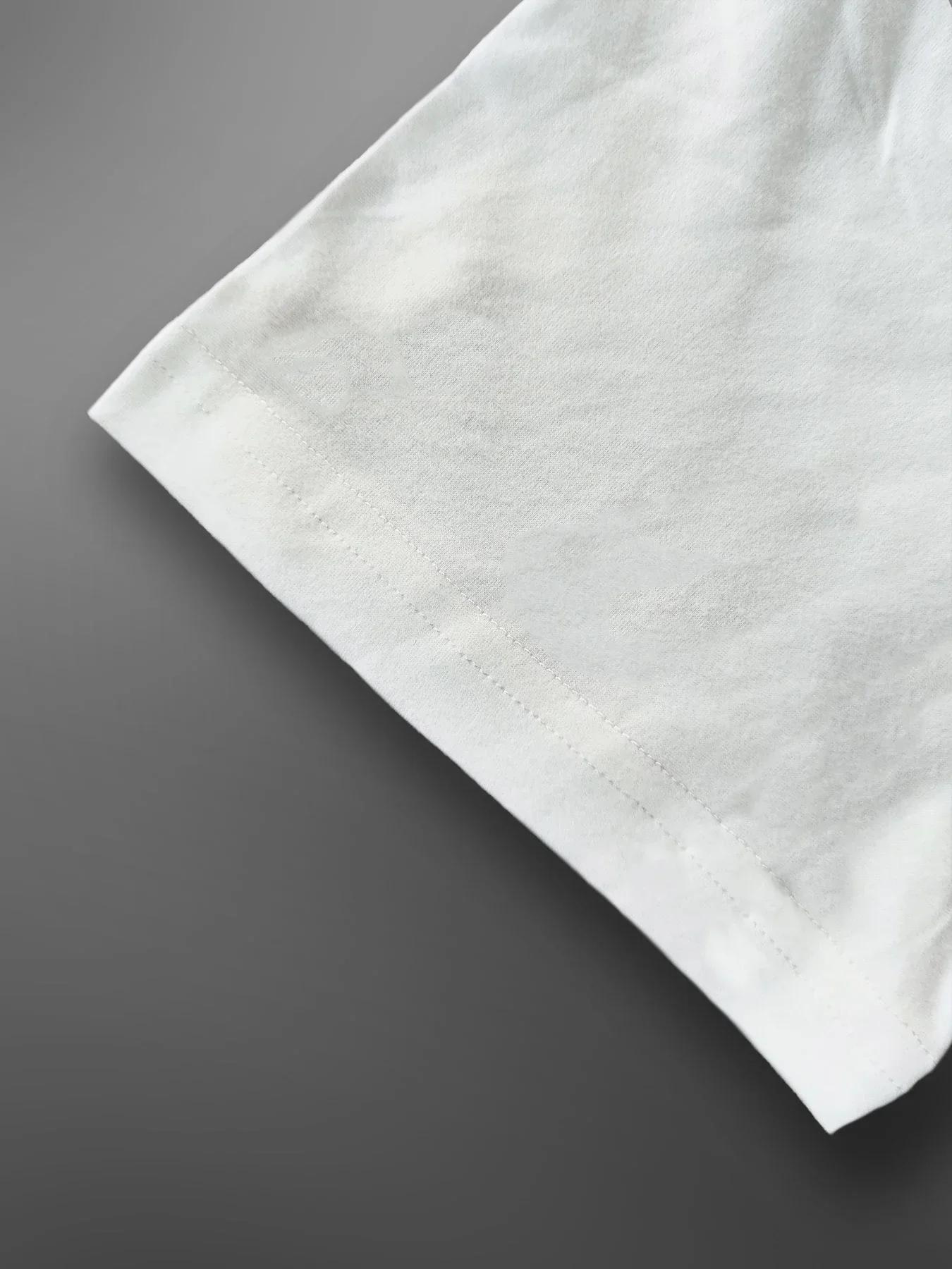 Je vous pouvez aider lettre motif col rond femmes T-shirt à manches courtes mode impression chemise 