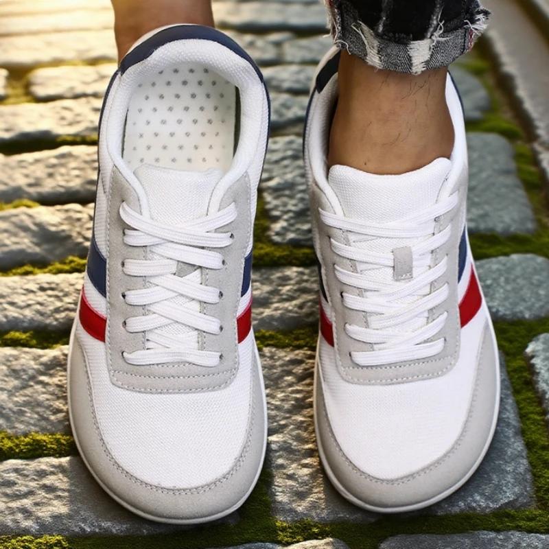 Nouvelle mode chaussures pour hommes à bout large unisexe course en plein air zéro goutte baskets dé