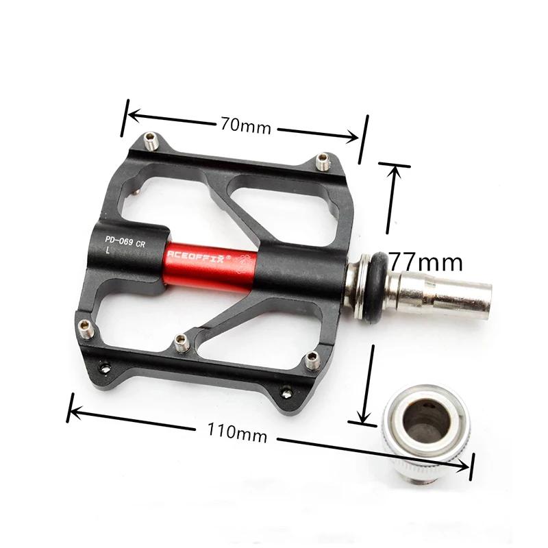 MKS PD069 Aceoffix pédale à dégagement rapide pédale en alliage d'aluminium pour vélo pliant Brompto