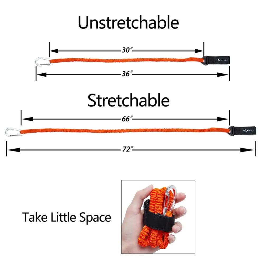 Laisse de pagaie de Kayak résistante à l'usure, canoë de Kayak extensible, laisse de tente de Campin