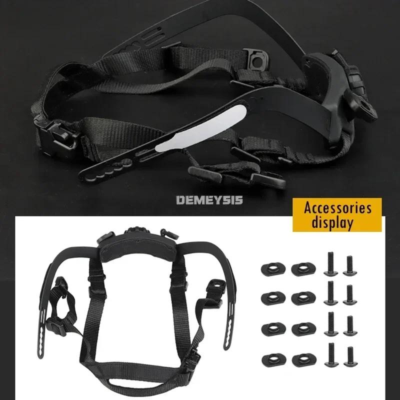 Système de Suspension intérieure de casque, casques CS de tir et de chasse, sangle de verrouillage d