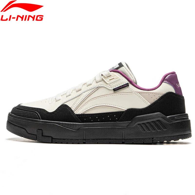 Li-Ning COMMON 80s – chaussures de style de vie pour femmes, chaussures de sport à double coussin, c