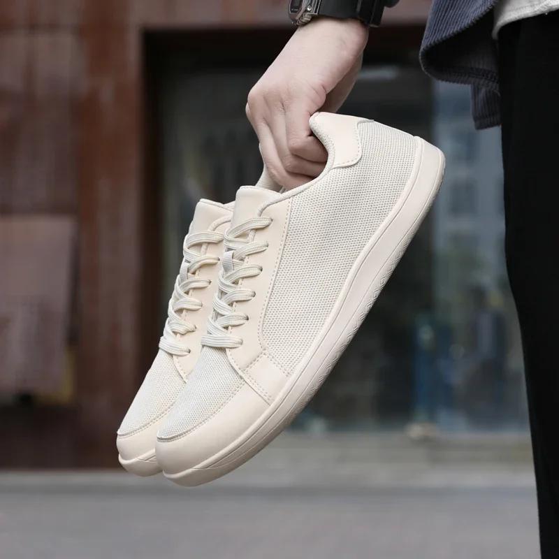 Chaussures Décontractées Bout Large Homme Femme - Semelle Souple Antidérapante pour Marche Confortable